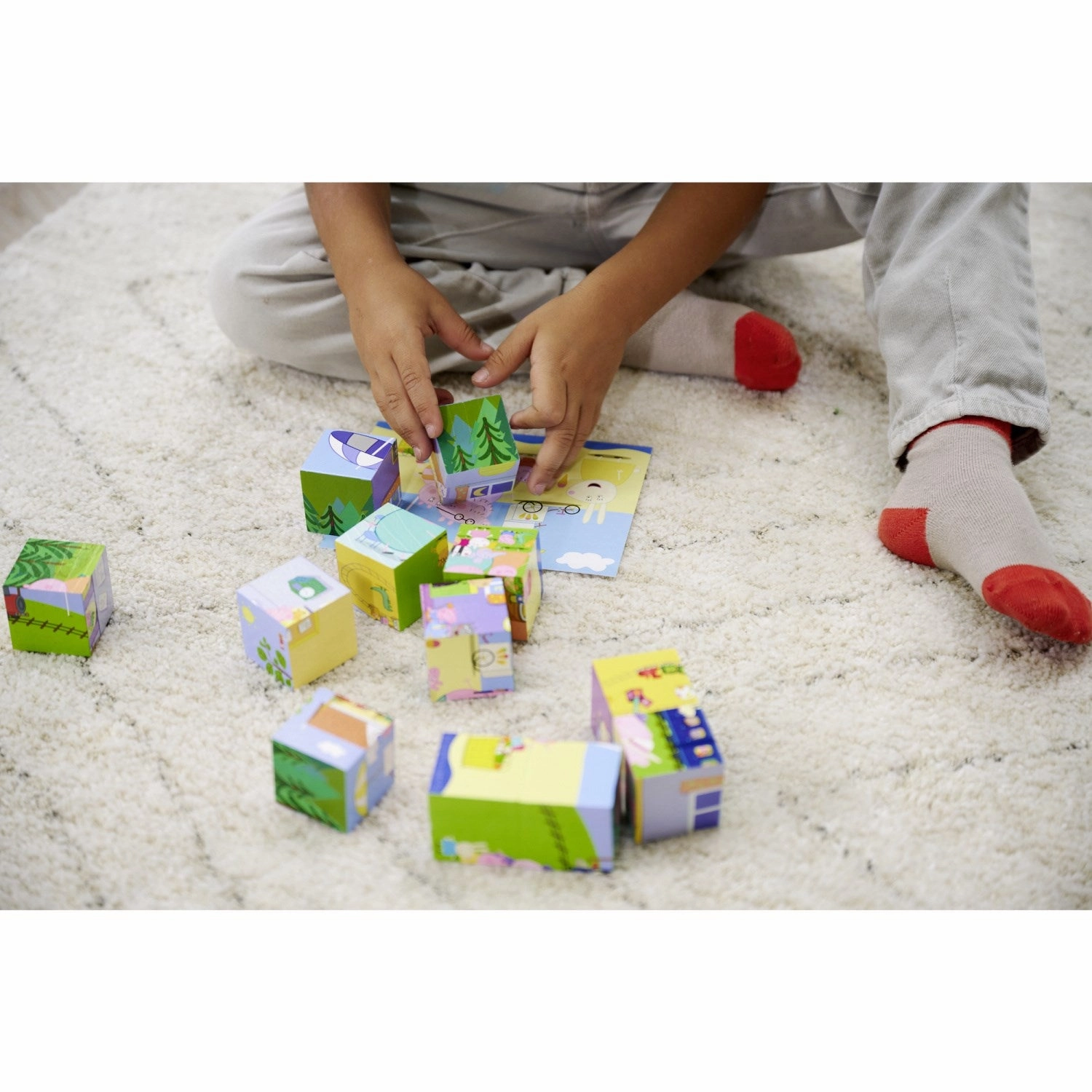 Eichhorn Peppa Pig Puzzle Cube in Wood