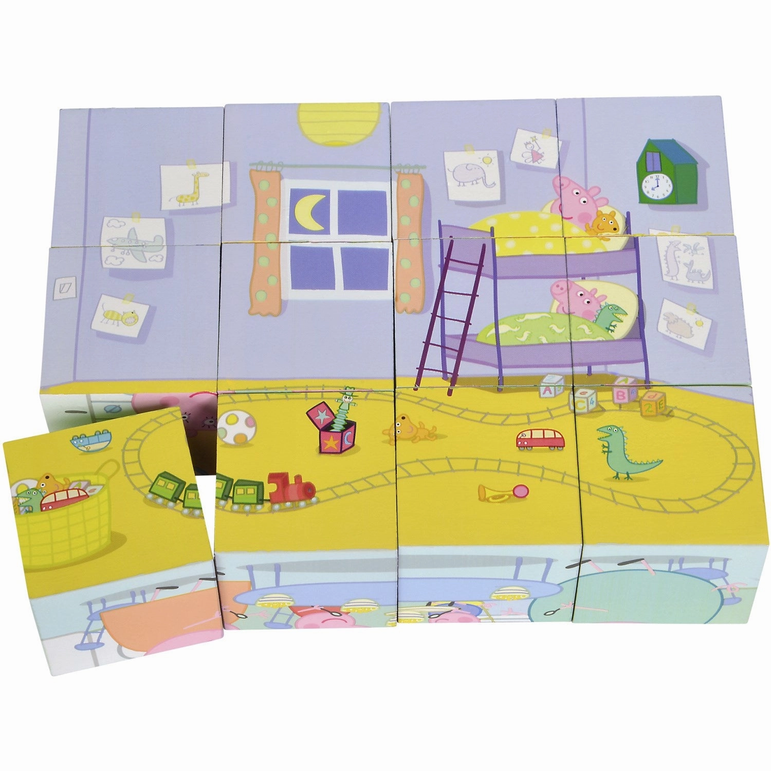 Eichhorn Peppa Pig Puzzle Cube in Wood