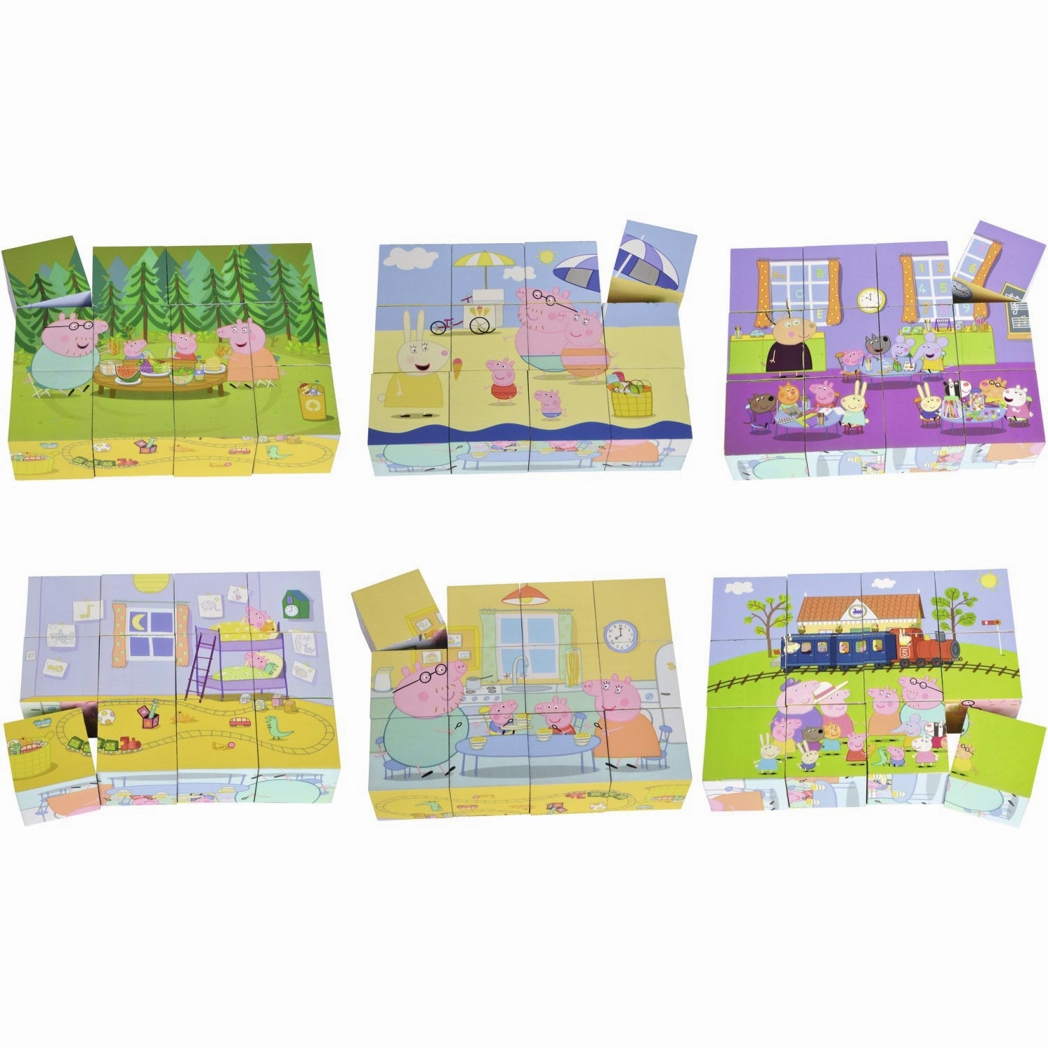 Eichhorn Peppa Pig Puzzle Cube in Wood