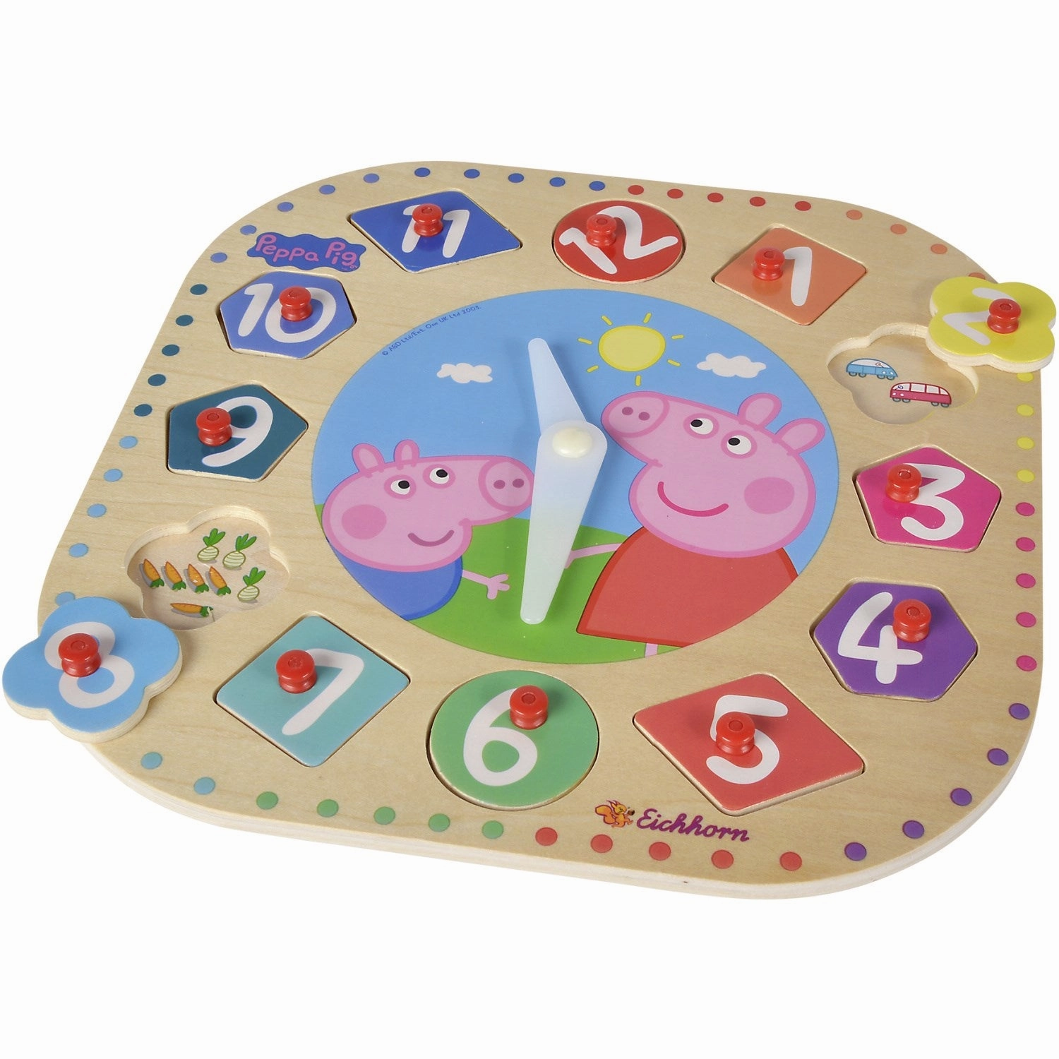 Eichhorn Peppa Pig Puzzle Watch in Wood