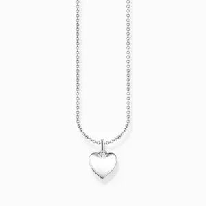 Essentials Silver Sterling Heart Necklace KE2234-001-21-L45V Thomas Sabo Necklaces
