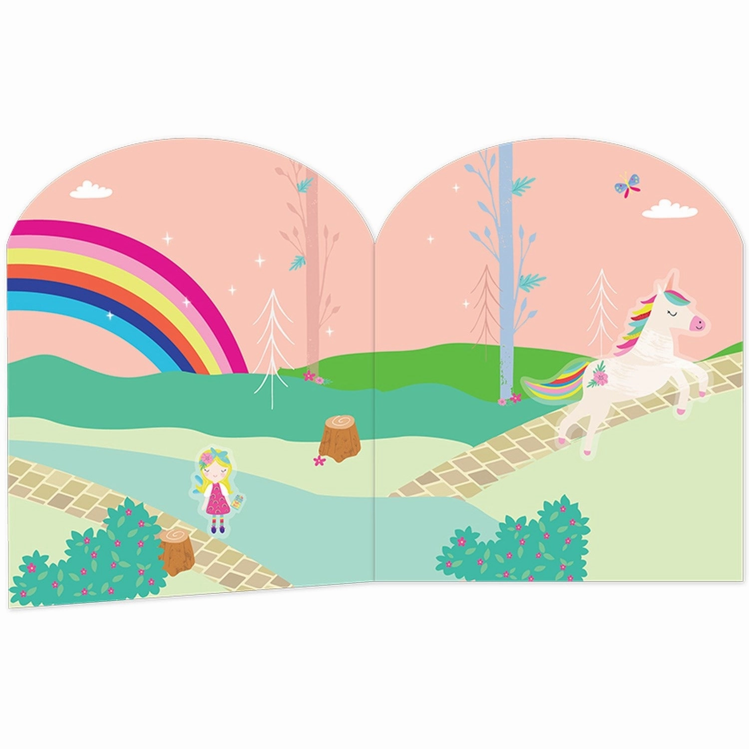 Floss & Rock Stick & Play Rainbow Fairy