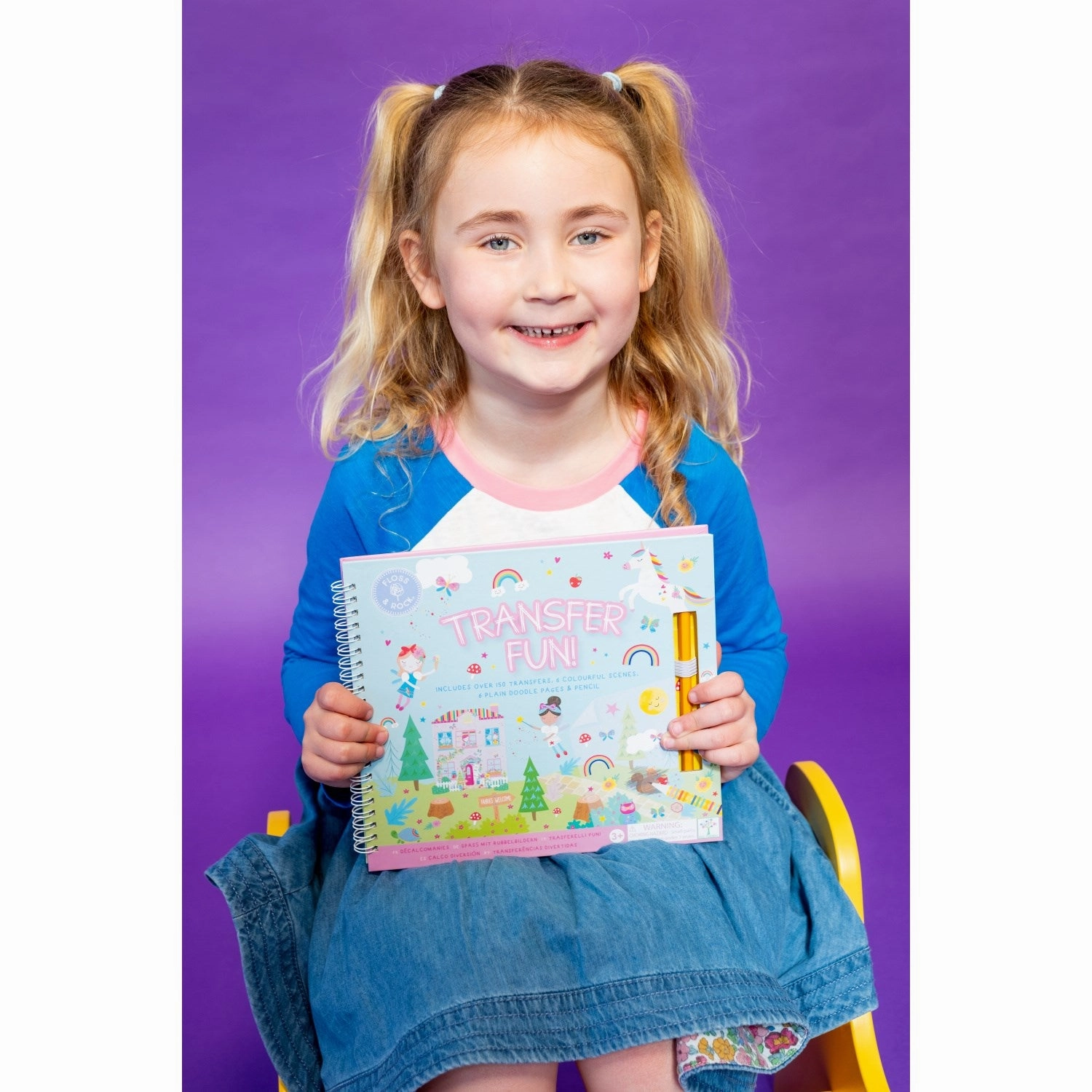 Floss & Rock Transfer Fun Rainbow Fairy