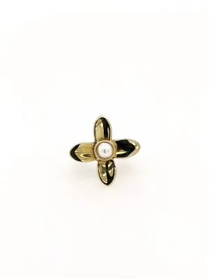 Forever Jewellery Flower Pearl Ring