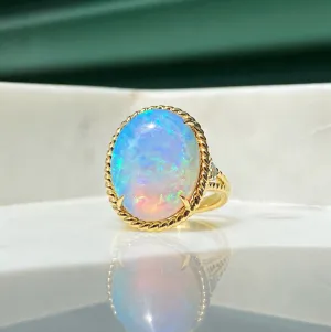 Forever Jewellery Galaxie Opal Gold Ring