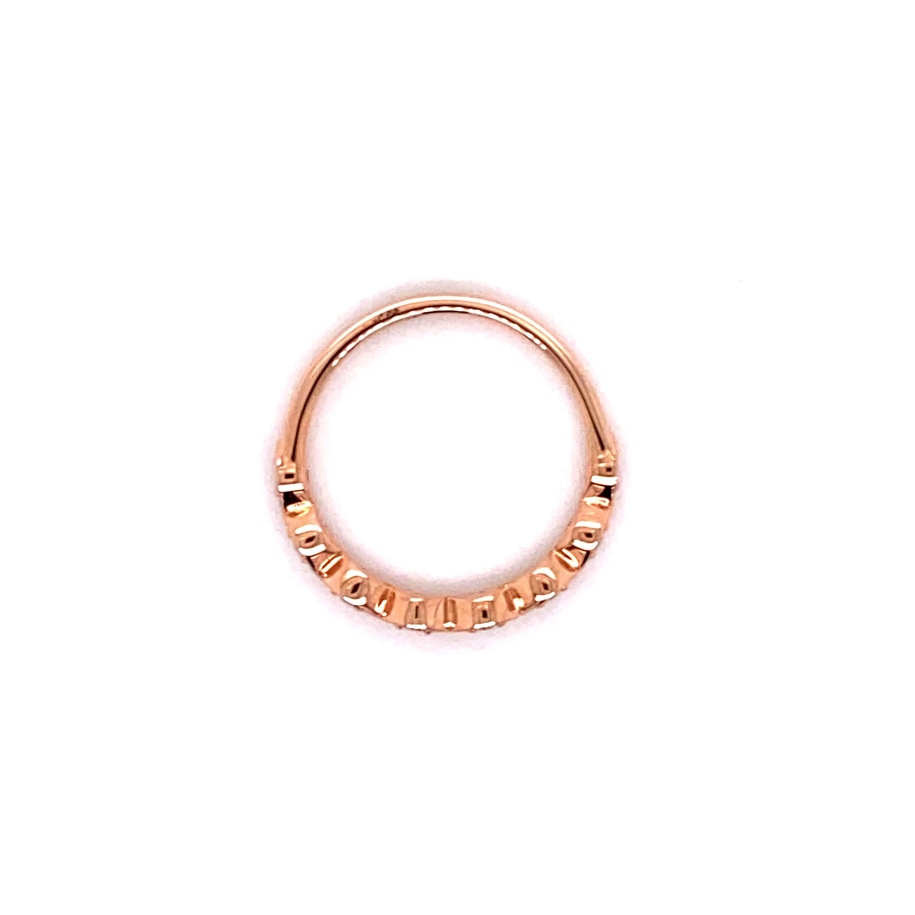 Forever Jewellery Marquise Rosegold Stacker Ring