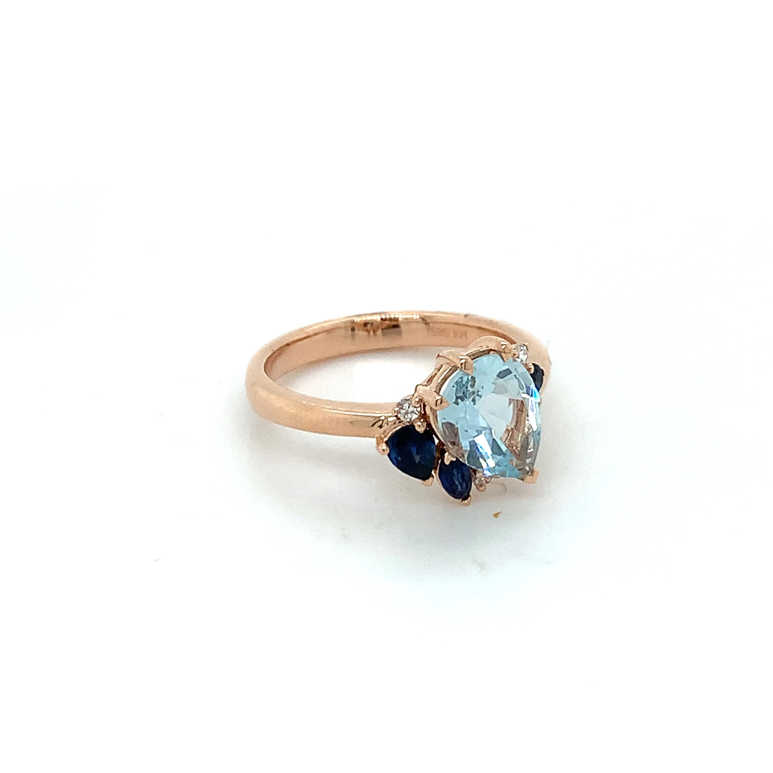 Forever Jewellery Michelle Sapphire Aquamarine Ring