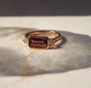Forever Jewellery Olivia Pink Tourmaline Ring