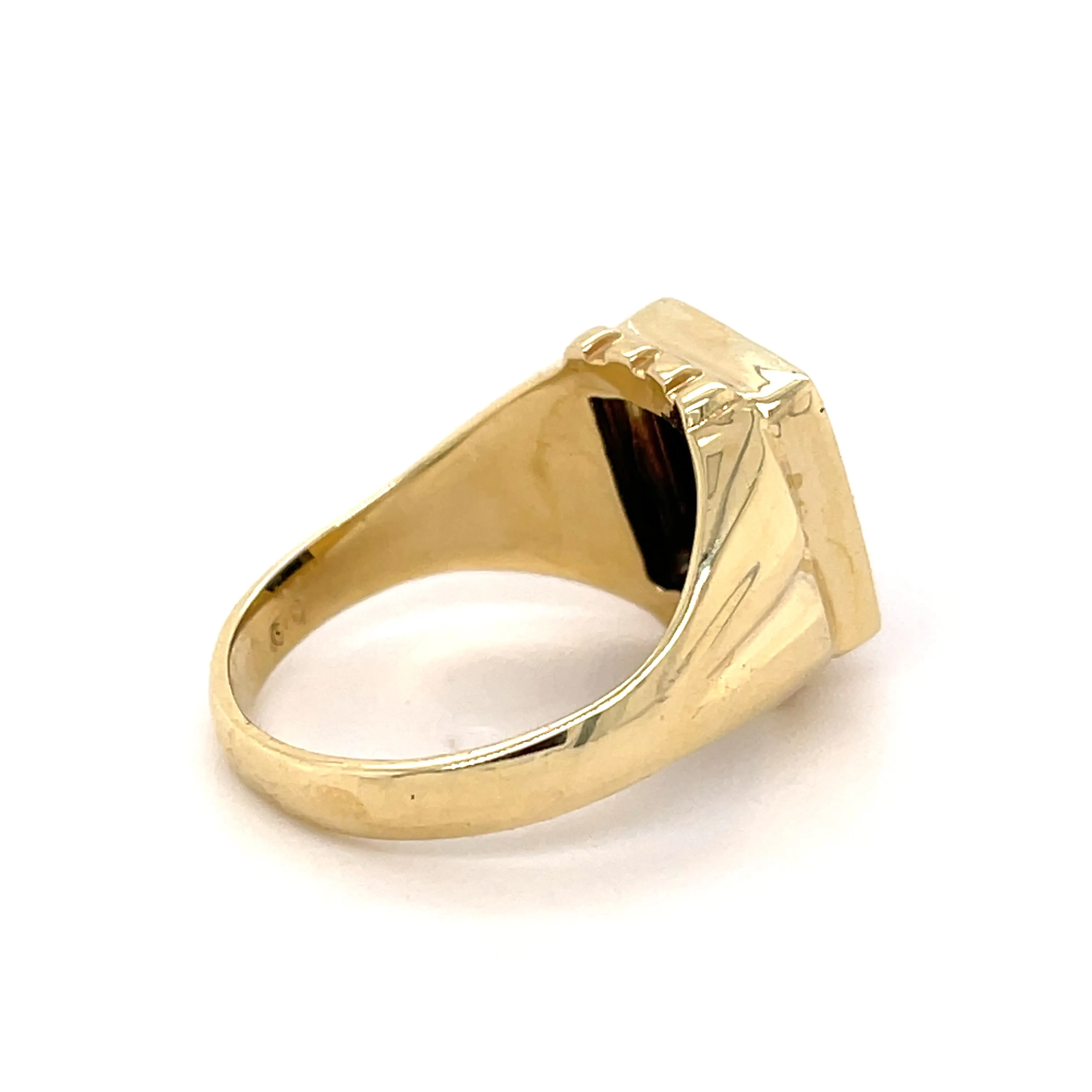 Forever Jewellery Onyx Gold Ring