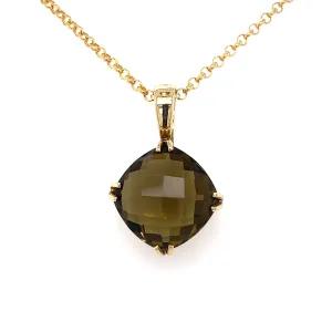 Forever Jewellery Smokey Quartz Enhancer Pendant