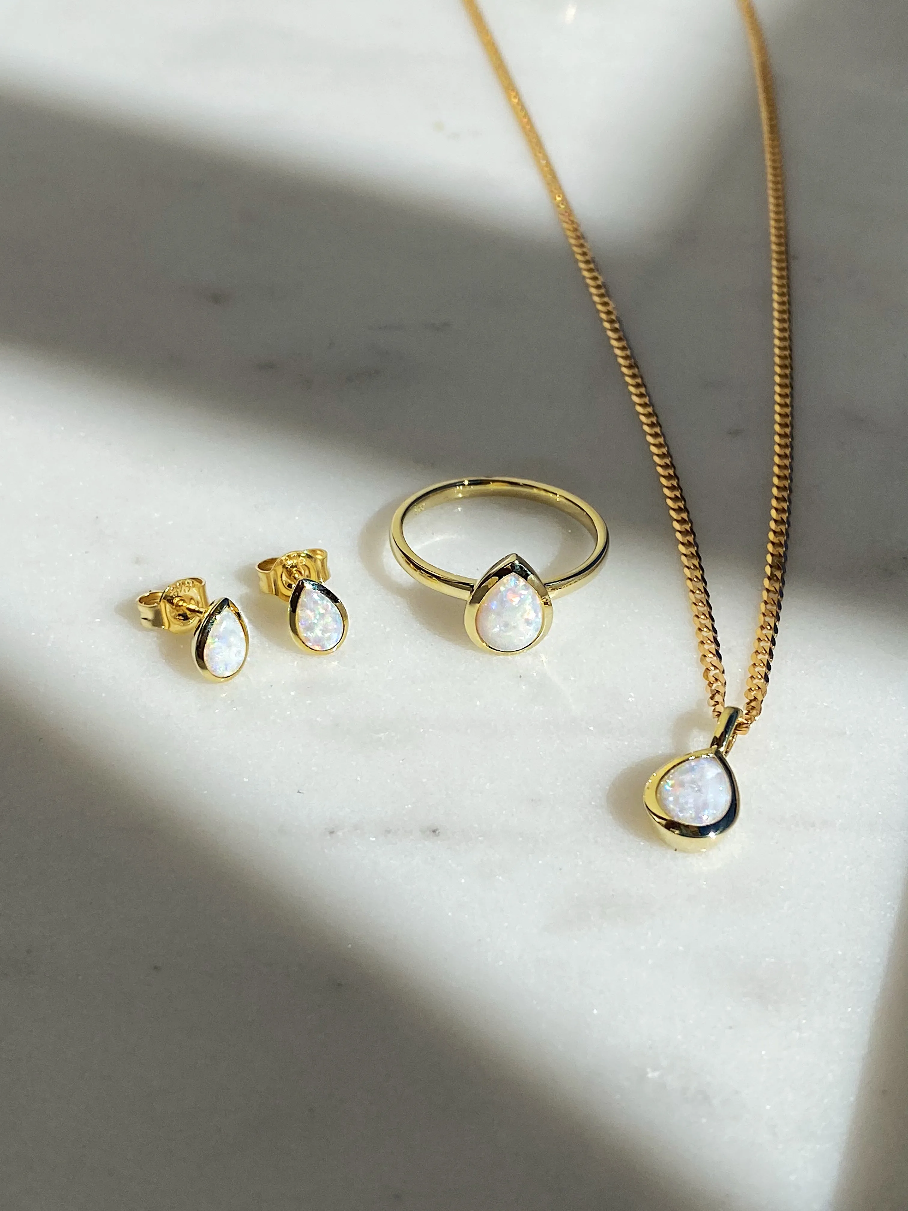 Forever Jewellery Stella Opal Earrings