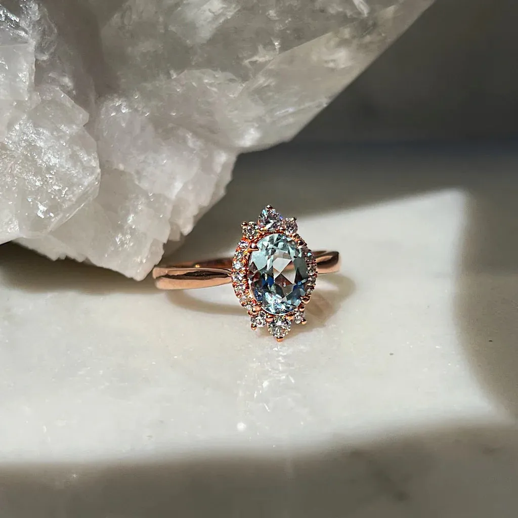 Forever Jewellery Veronique Aquamarine Ring