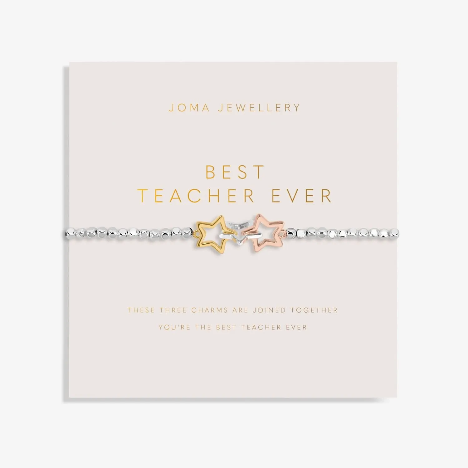 Forever Yours Best Teacher Ever Bracelet 8286 Joma Jewellery