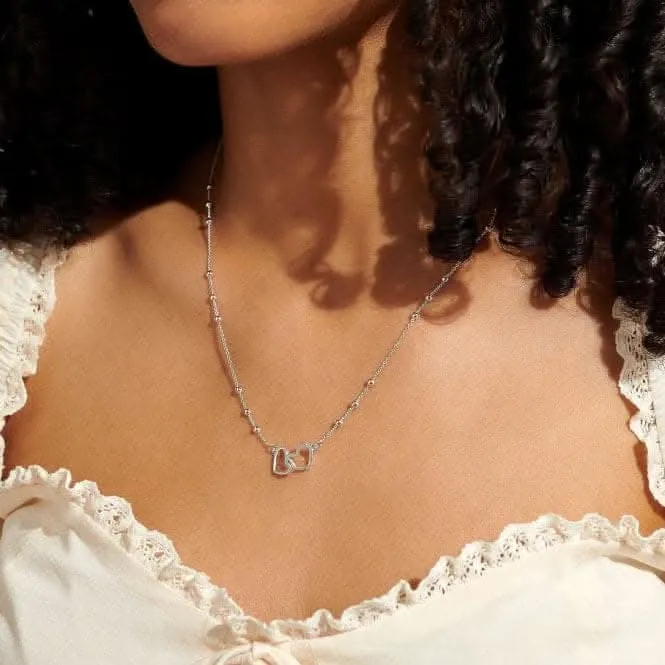 Forever Yours Darling Daughter Silver Plated 46cm   5cm Necklace 6716 Joma Jewellery