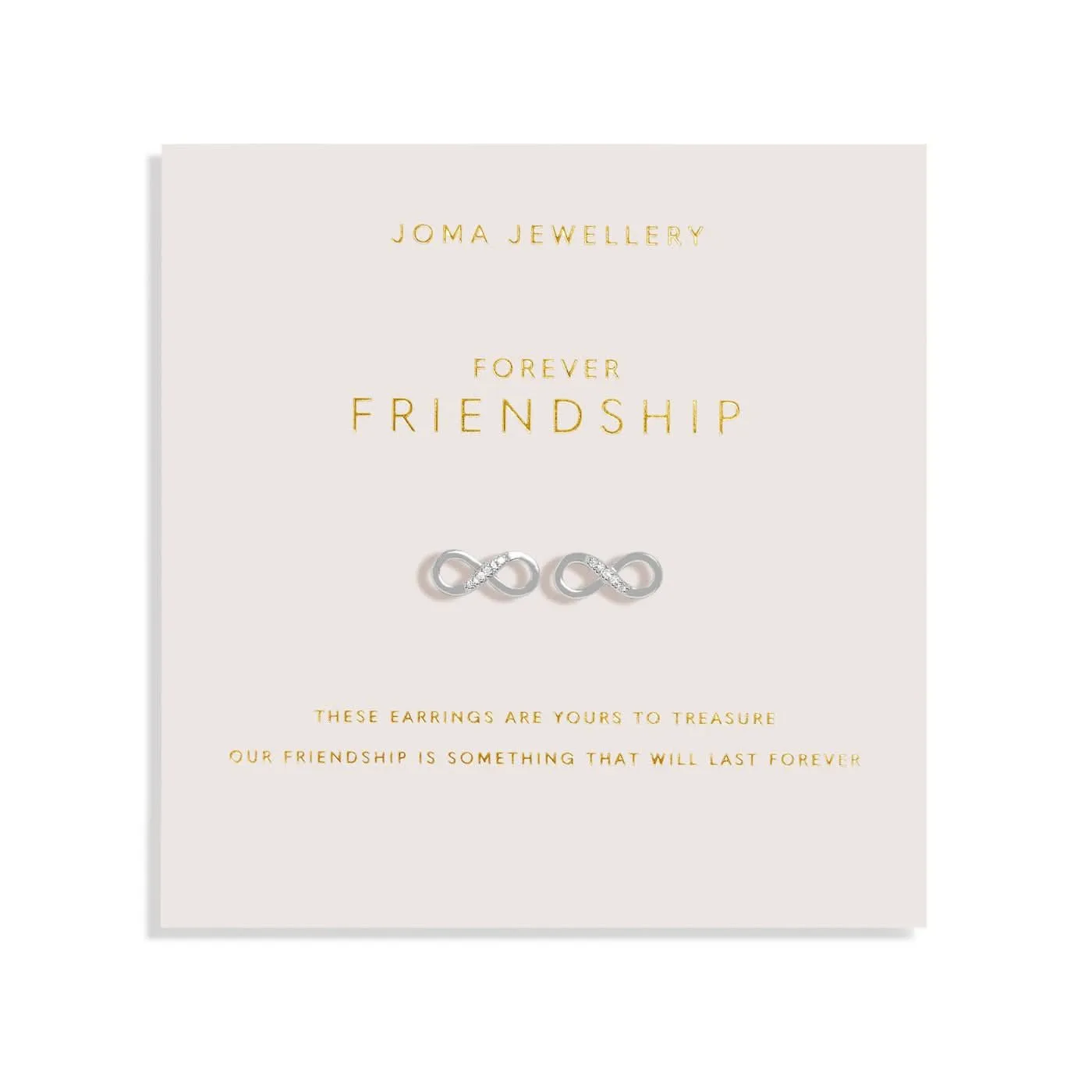 Forever Yours Forever Friendship Silver Plated Earrings 7506 Joma Jewellery