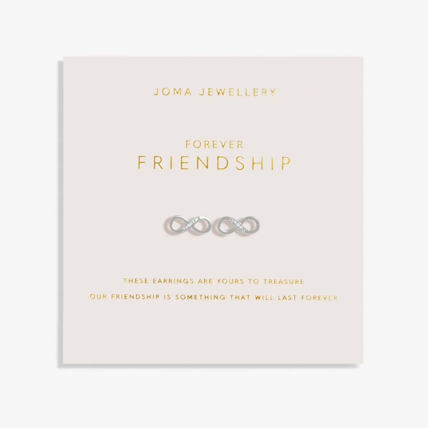 Forever Yours Forever Friendship Silver Plated Earrings 7506 Joma Jewellery