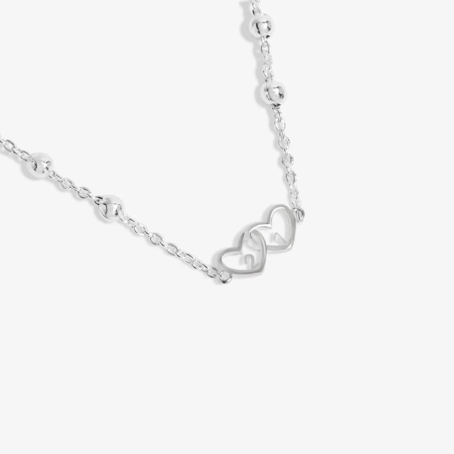 Forever Yours Happy 21st Birthday Silver Plated Necklace 7493 Joma Jewellery