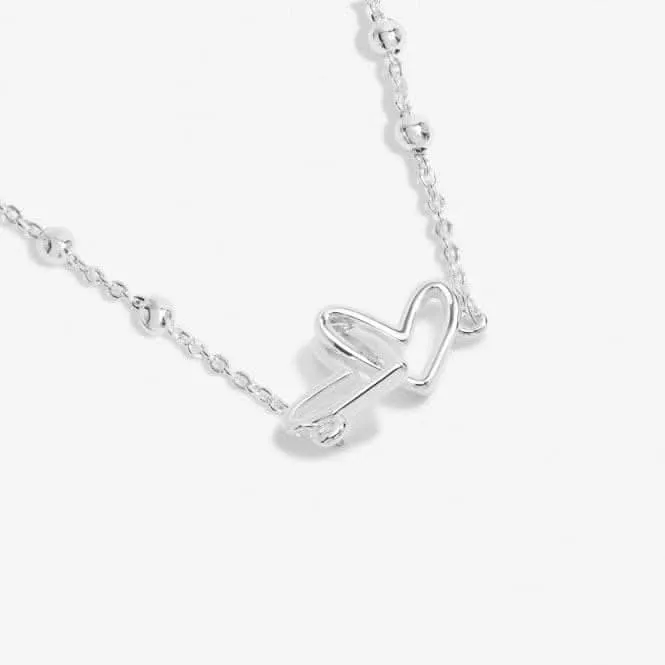 Forever Yours Happy Birthday Silver Plated 46cm   5cm Necklace 6710 Joma Jewellery