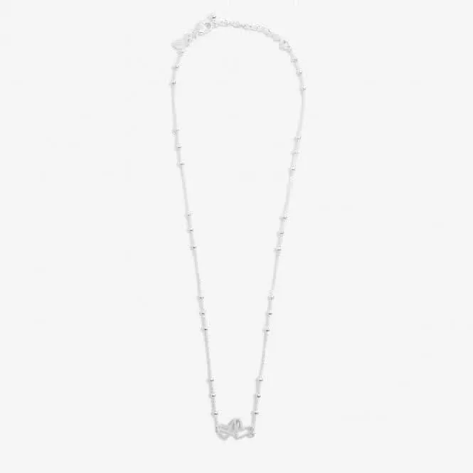 Forever Yours Happy Birthday Silver Plated 46cm   5cm Necklace 6710 Joma Jewellery