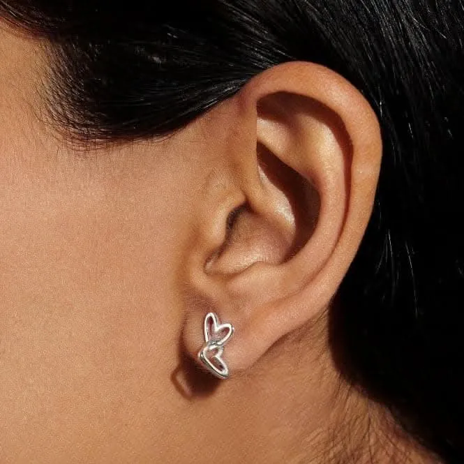 Forever Yours Happy Birthday Silver Plated Earrings 6759 Joma Jewellery