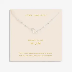Forever Yours Marvellous Mum Silver Plated 46cm   5cm Necklace 6712 Joma Jewellery