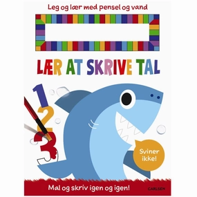 Forlaget Carlsen Lr at skrive tal - Leg And lr med pensel And vand