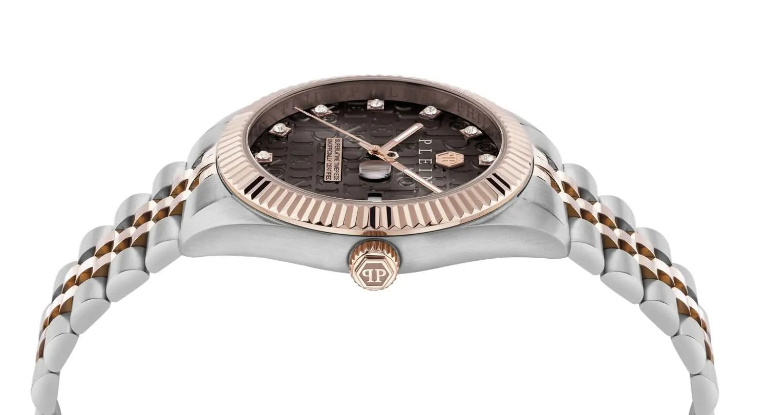 Gents Date Superlative Brown Watch PWMFA0625