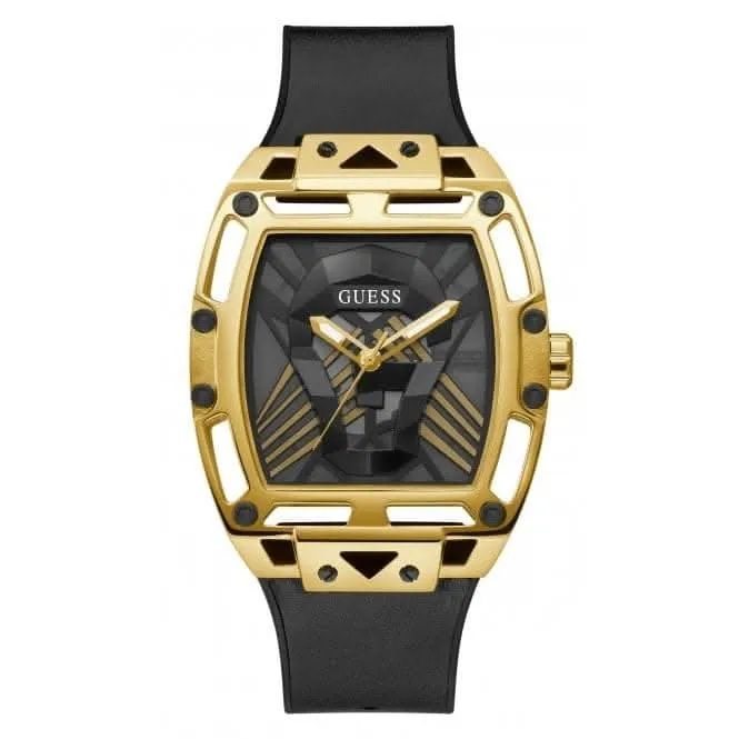 Gents Legend Genuine leather Silicone Gold Tone Watch GW0500G1
