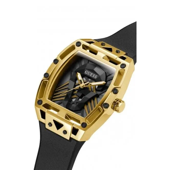 Gents Legend Genuine leather Silicone Gold Tone Watch GW0500G1