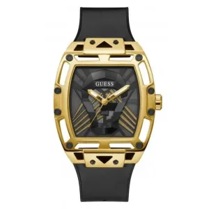 Gents Legend Genuine leather Silicone Gold Tone Watch GW0500G1