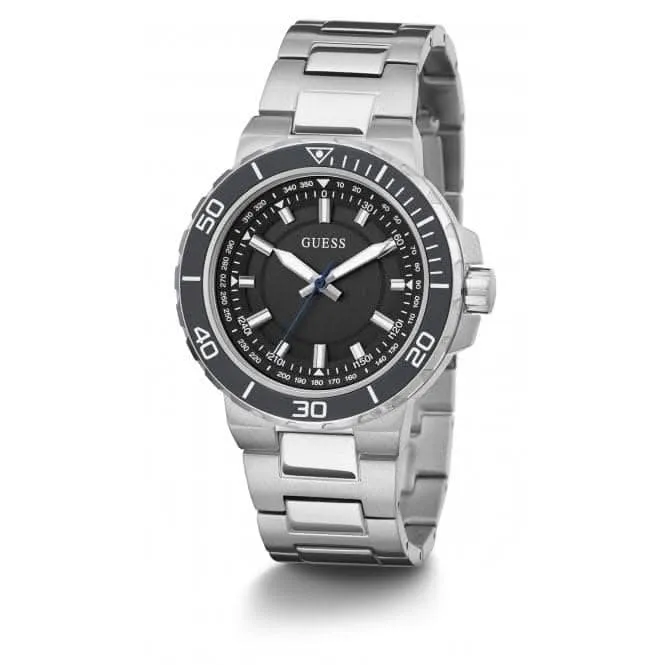 Gents Track Stainless Steel Silver Watch GW0426G1