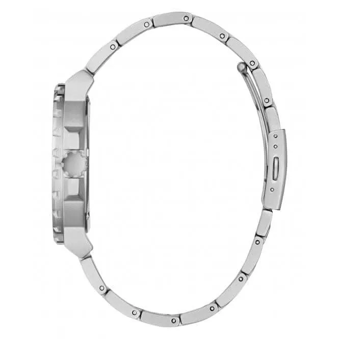 Gents Track Stainless Steel Silver Watch GW0426G1