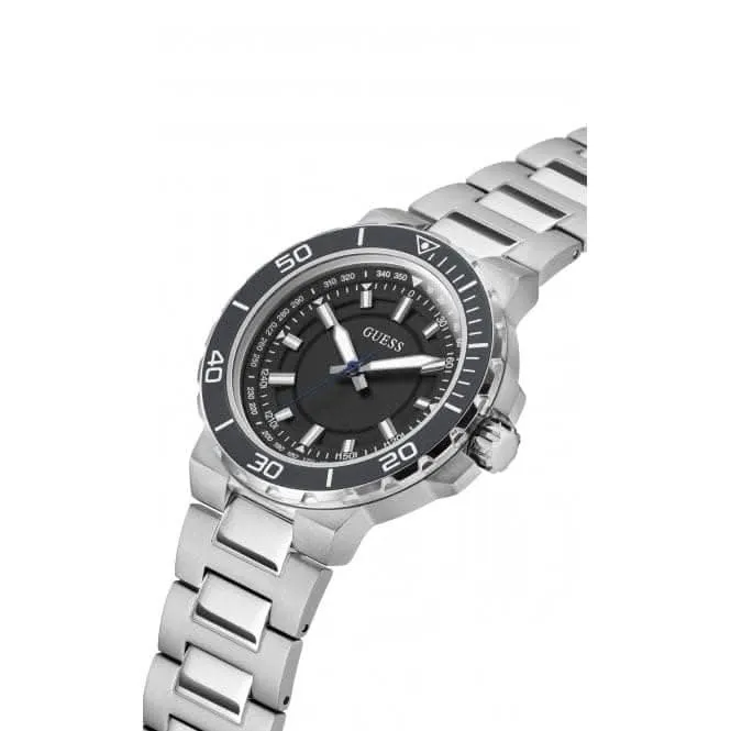Gents Track Stainless Steel Silver Watch GW0426G1