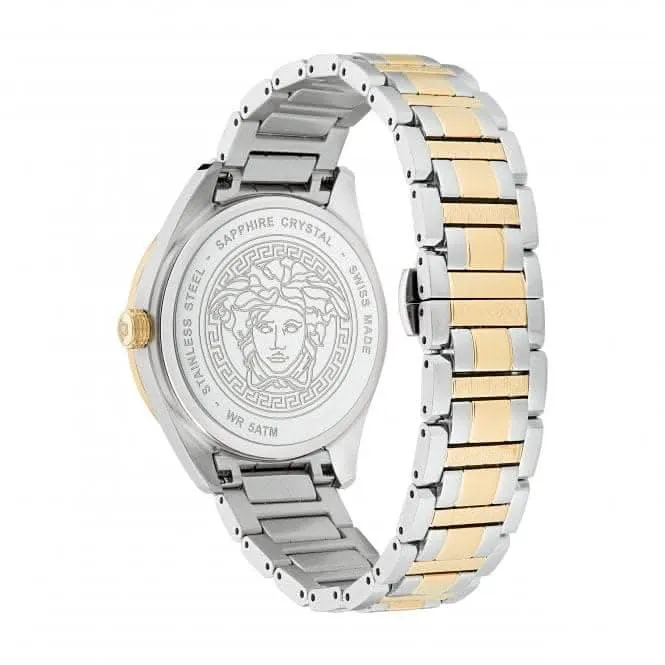 Gents V-Vertical Stainless Steel Blue Watch VE3H00422