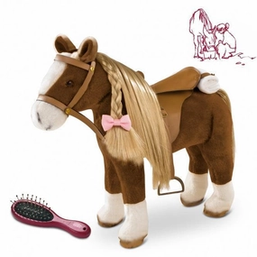 Gotz Dolls Pony to Brush and Style Brown Beauty