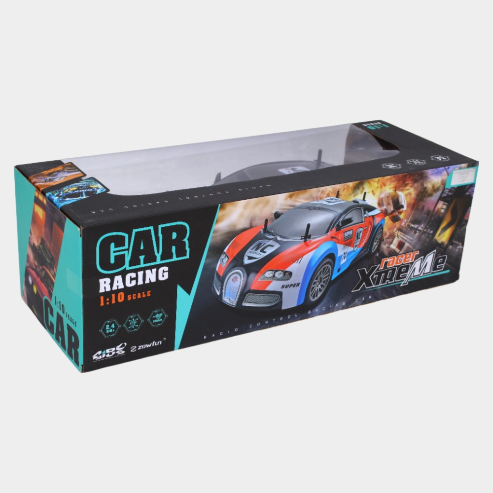 GTR High Speed Four Way Remote Control Car  Rechargeable Car (Black & Sliver)