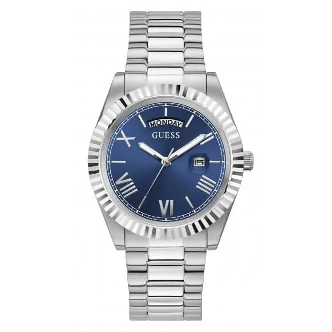 Guess Gents Connoisseur Stainless Steel Silver Watch GW0265G7