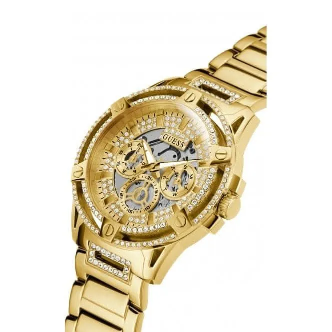 Guess Gents King Stainless Steel Gold Tone Watch GW0497G2