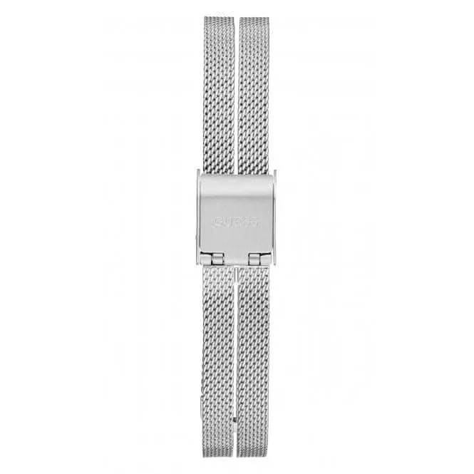 Guess Ladies Array Stainless Steel Mesh Silver Watch GW0471L1