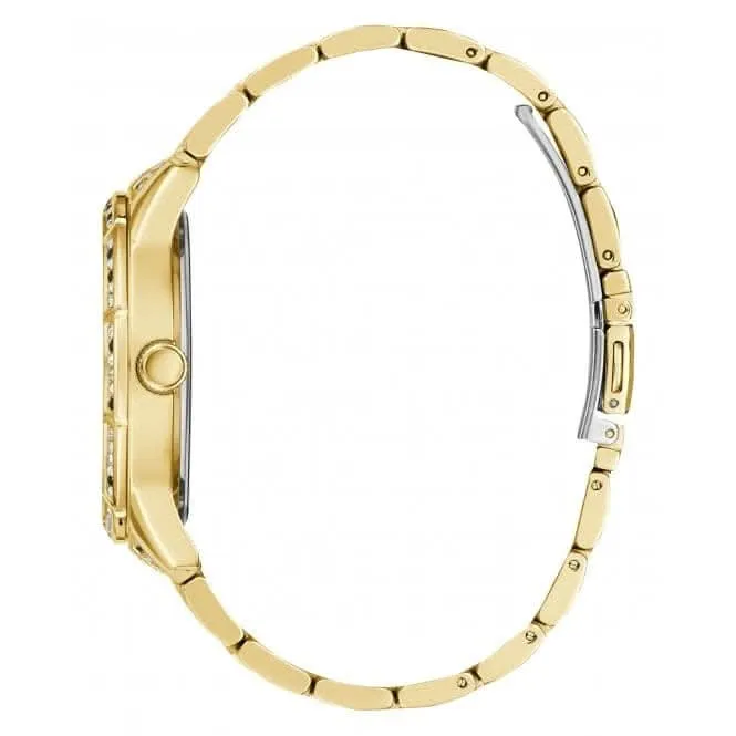Guess Ladies Cascade Stainless Steel Gold Tone Watch GW0365L2