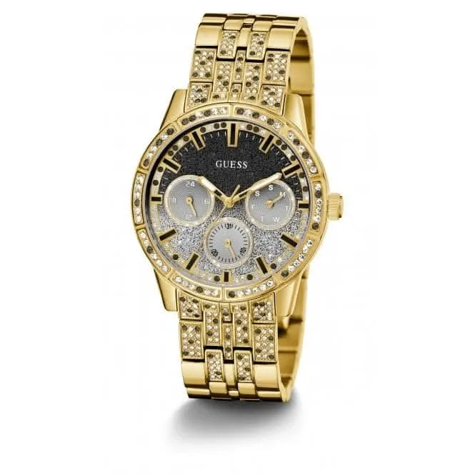 Guess Ladies Cascade Stainless Steel Gold Tone Watch GW0365L2
