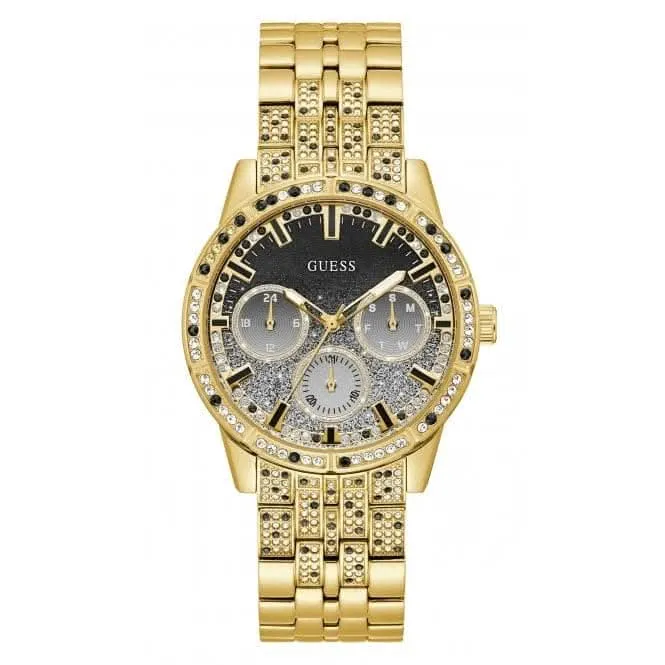 Guess Ladies Cascade Stainless Steel Gold Tone Watch GW0365L2