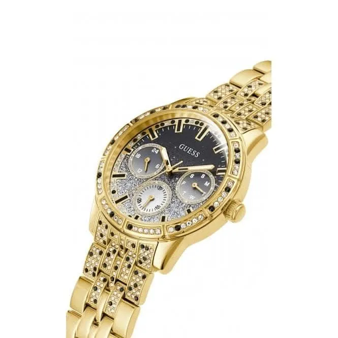 Guess Ladies Cascade Stainless Steel Gold Tone Watch GW0365L2