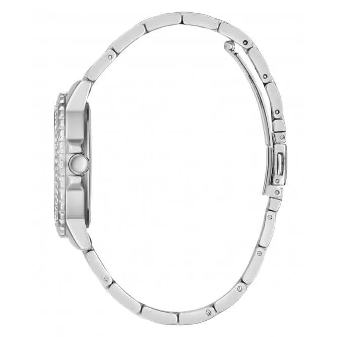 Guess Ladies Crown Jewel Stainless Steel Silver Watch GW0410L1