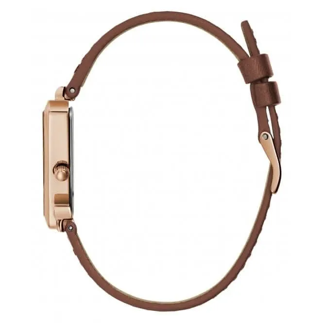 Guess Ladies Fame Stainless Steel Rose Gold Watch GW0548L2