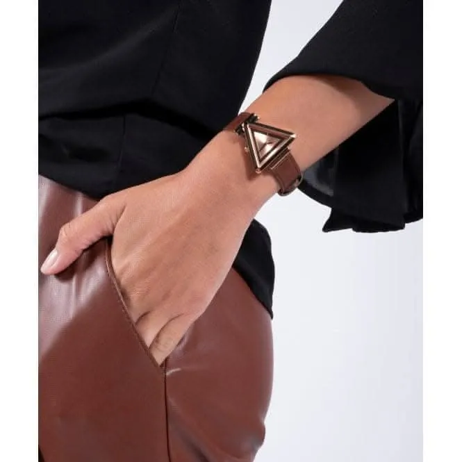 Guess Ladies Fame Stainless Steel Rose Gold Watch GW0548L2