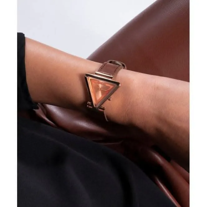 Guess Ladies Fame Stainless Steel Rose Gold Watch GW0548L2
