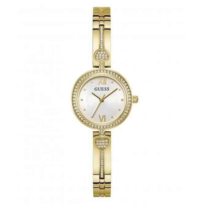 Guess Ladies Lovey Gold Tone Watch GW0655L2