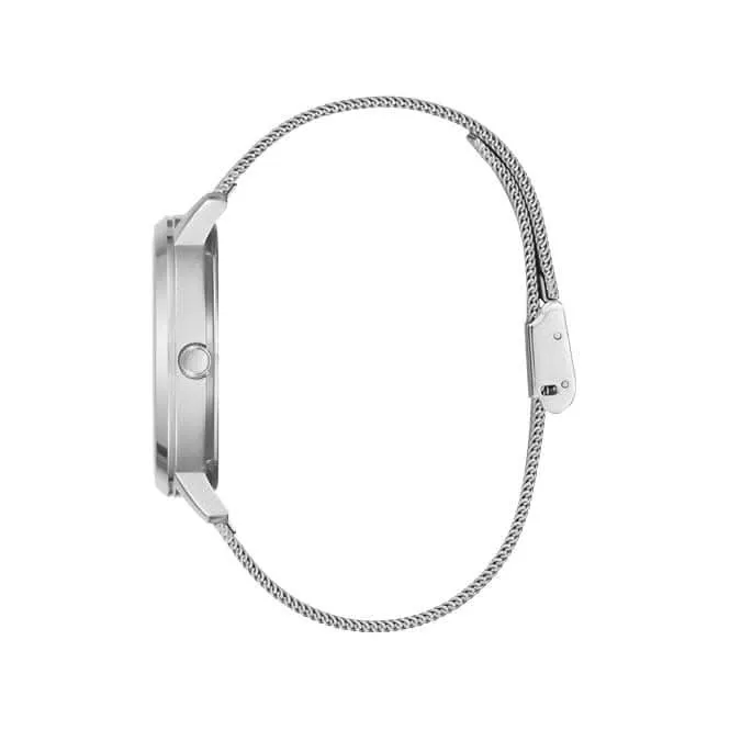 Guess Ladies Nova Stainless Steel Mesh Silver Watch GW0243L1