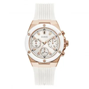 Guess Ladies Sport Stainless Steel White Watch GW0030L3